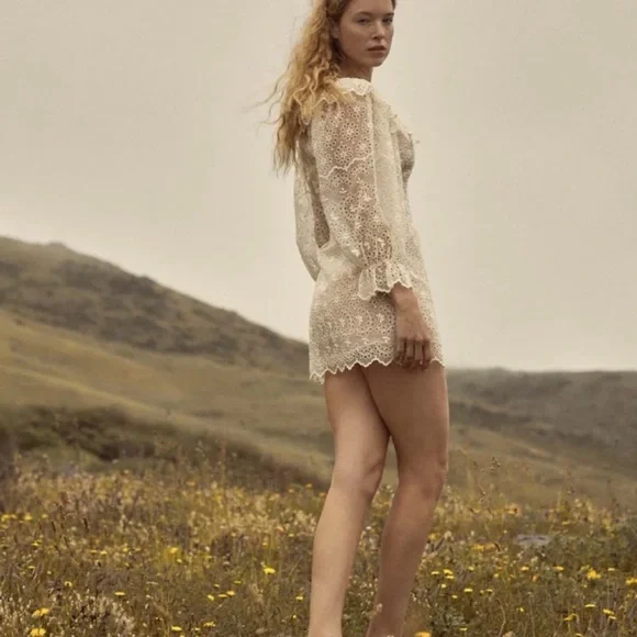 NWT Doen Franique Dress in Magnolia - Picture 4 of 9